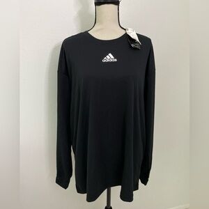 ADIDAS Men’s long sleeve black Tee. NWT